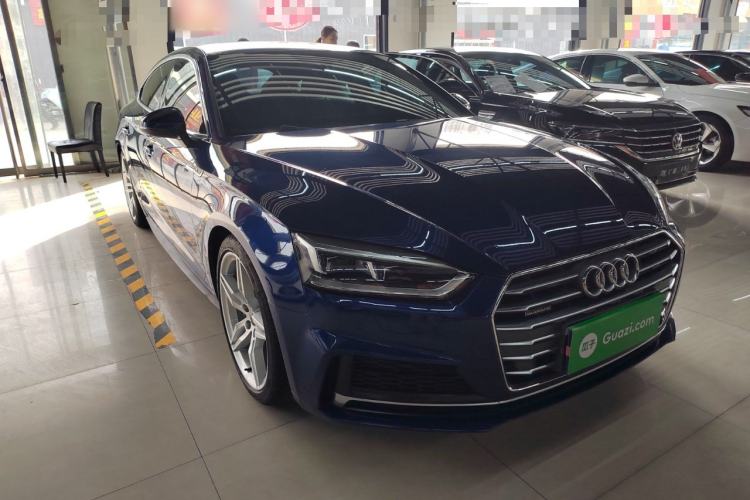 Used Audi A5 2017 Sportback 45 TFSI quattro Sport Model Front Right 45 Deg