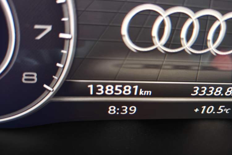 Used Audi A5 2017 Sportback 45 TFSI Sport Edition Odometer Close Up