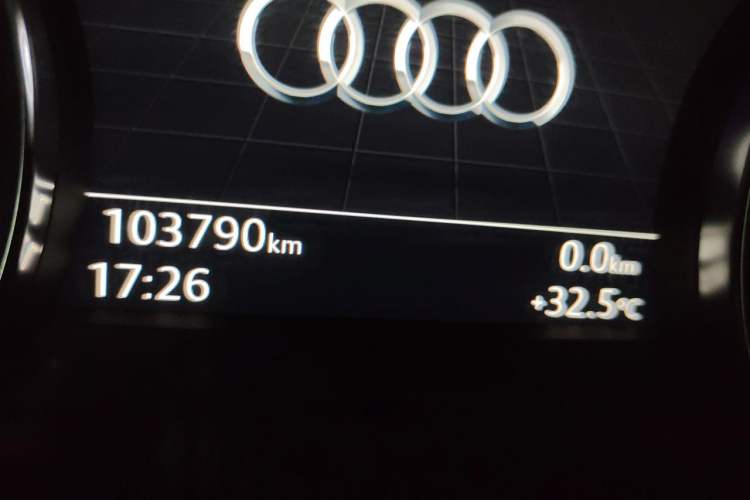 Used Audi A5 2017 Sportback 40 TFSI Fashion Model Odometer Close Up