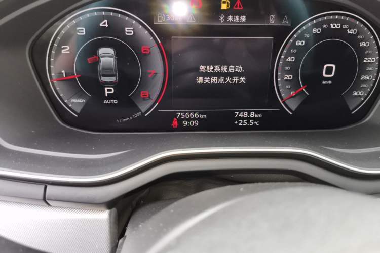 Used Audi A5 2017 Coupe 40 TFSI Fashion Model Odometer Close Up