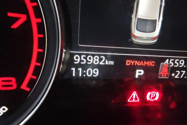 Used Audi A5 2017 Sportback 40 TFSI Fashion Model Odometer Close Up