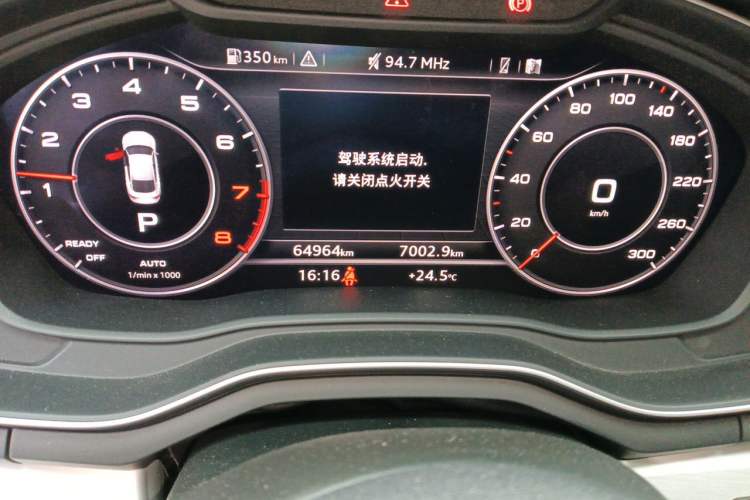 Used Audi A5 2017 Sportback 45 TFSI Sport Edition Odometer Close Up
