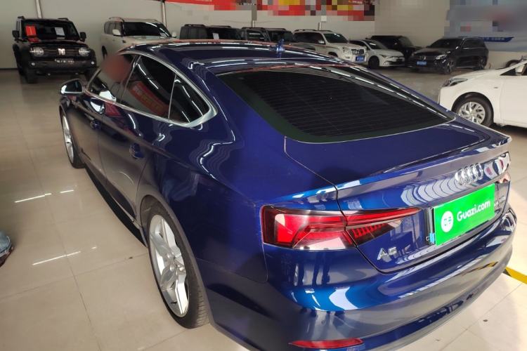 Used Audi A5 2017 Sportback 45 TFSI quattro Sport Model Rear Left 45 Deg