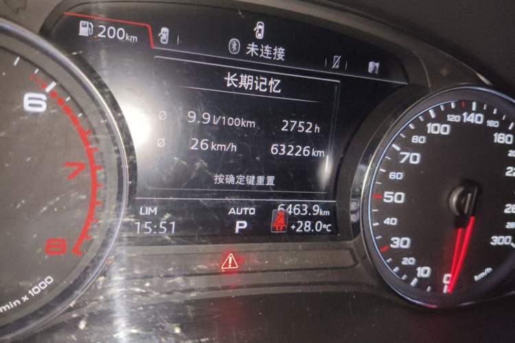 Used Audi A5 2017 Sportback 40 TFSI Fashion Model Odometer Close Up