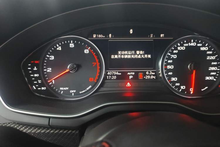 Used Audi A5 2017 Sportback 40 TFSI Fashion Model Odometer Close Up