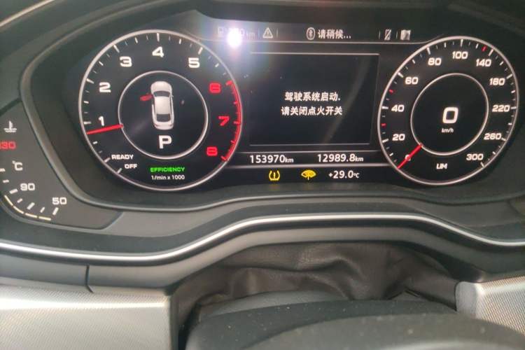 Used Audi A5 2017 Sportback 40 TFSI Fashion Model Odometer Close Up