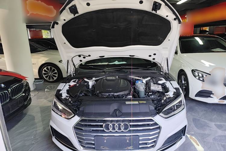Used Audi A5 2017 Coupe 45 TFSI quattro Sport Edition Engine Bay
