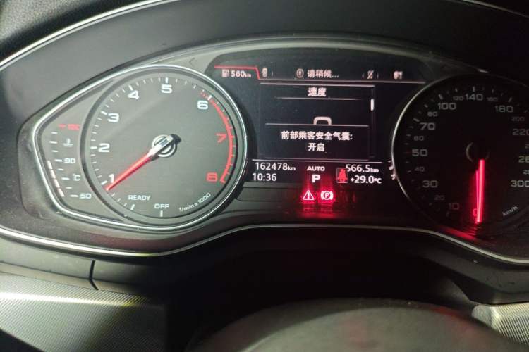 Used Audi A5 2017 Sportback 40 TFSI Fashion Model Odometer Close Up