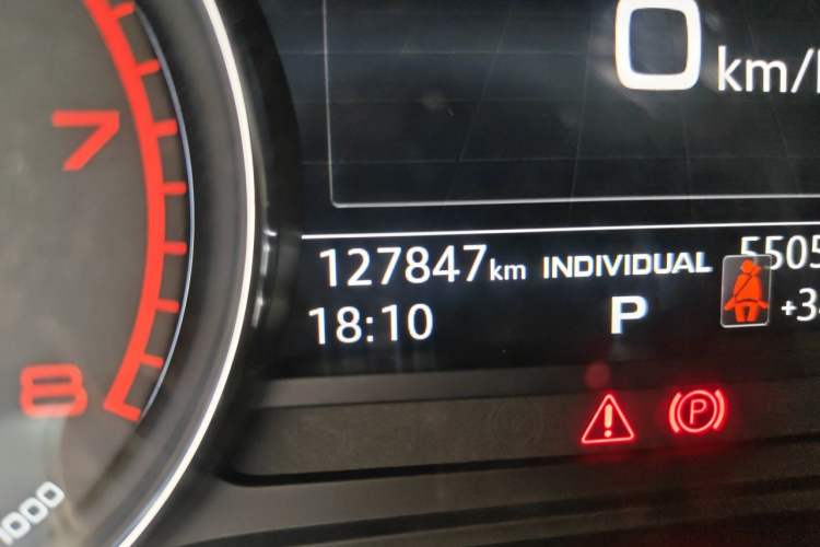 Used Audi A5 2017 Sportback 45 TFSI Fashion Model Odometer Close Up