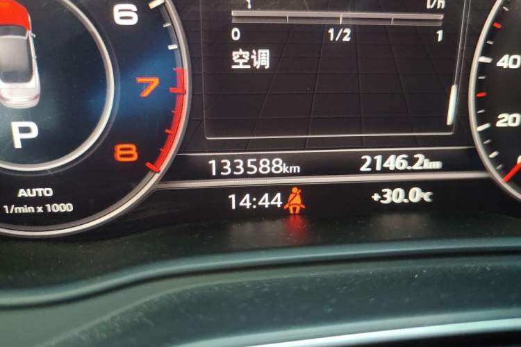 Used Audi A5 2017 Sportback 45 TFSI Sport Edition Odometer Close Up