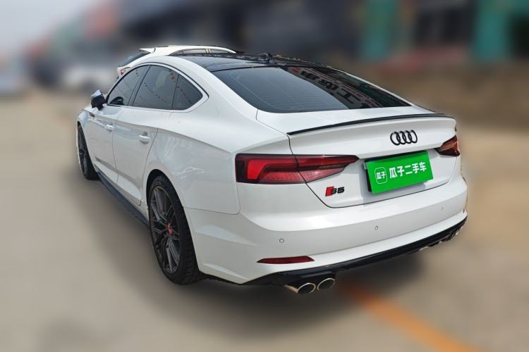Used Audi A5 2017 Sportback 45 TFSI quattro Sport Model Rear Left 45 Deg