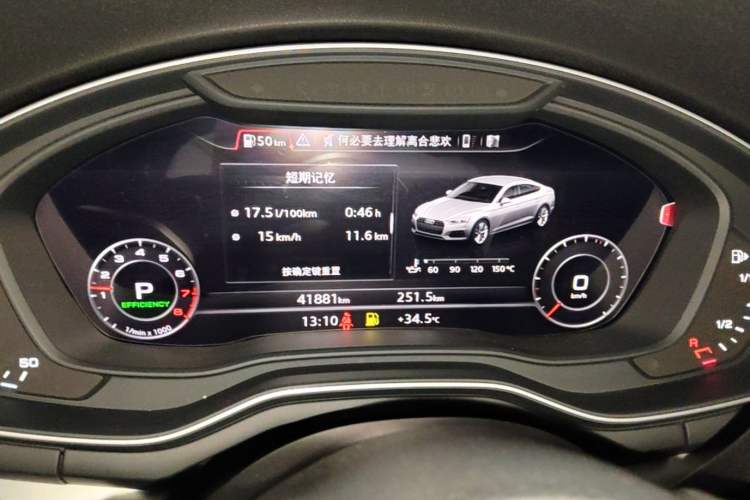 Used Audi A5 2019 Sportback 45 TFSI quattro Sport Model Instrument Cluster
