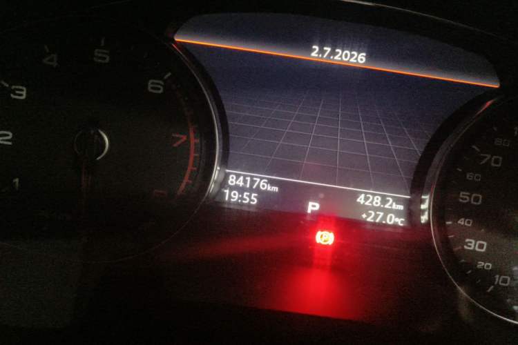 Used Audi A5 2019 Sportback 40 TFSI Fashion Model Odometer Close Up