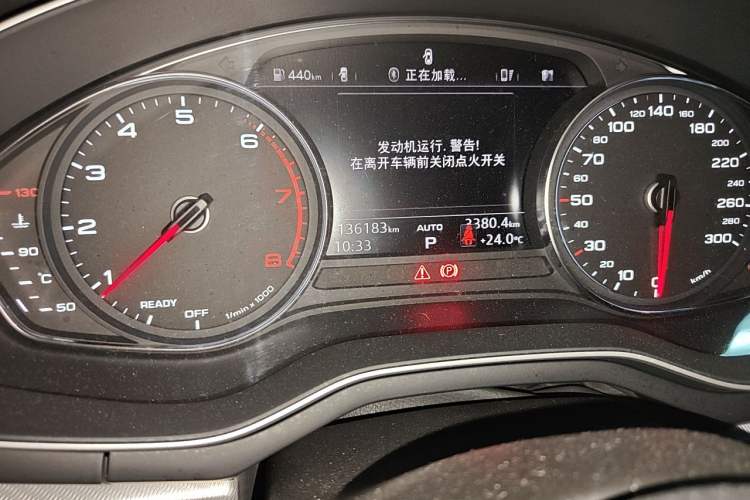Used Audi A5 2019 Sportback 40 TFSI Fashion Model Odometer Close Up