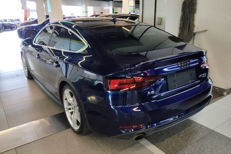 Used Audi A5 2019 Sportback 45 TFSI quattro Sport Model Rear Left 45 Deg