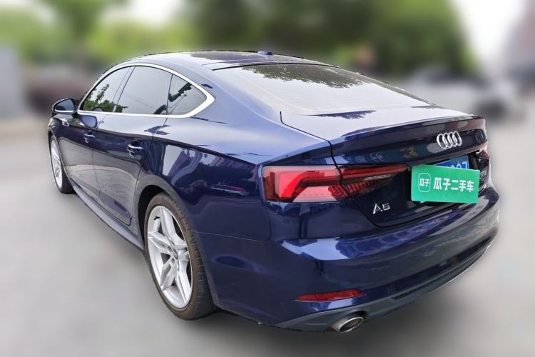 Used Audi A5 2019 Sportback 45 TFSI quattro Sport Model Rear Left 45 Deg