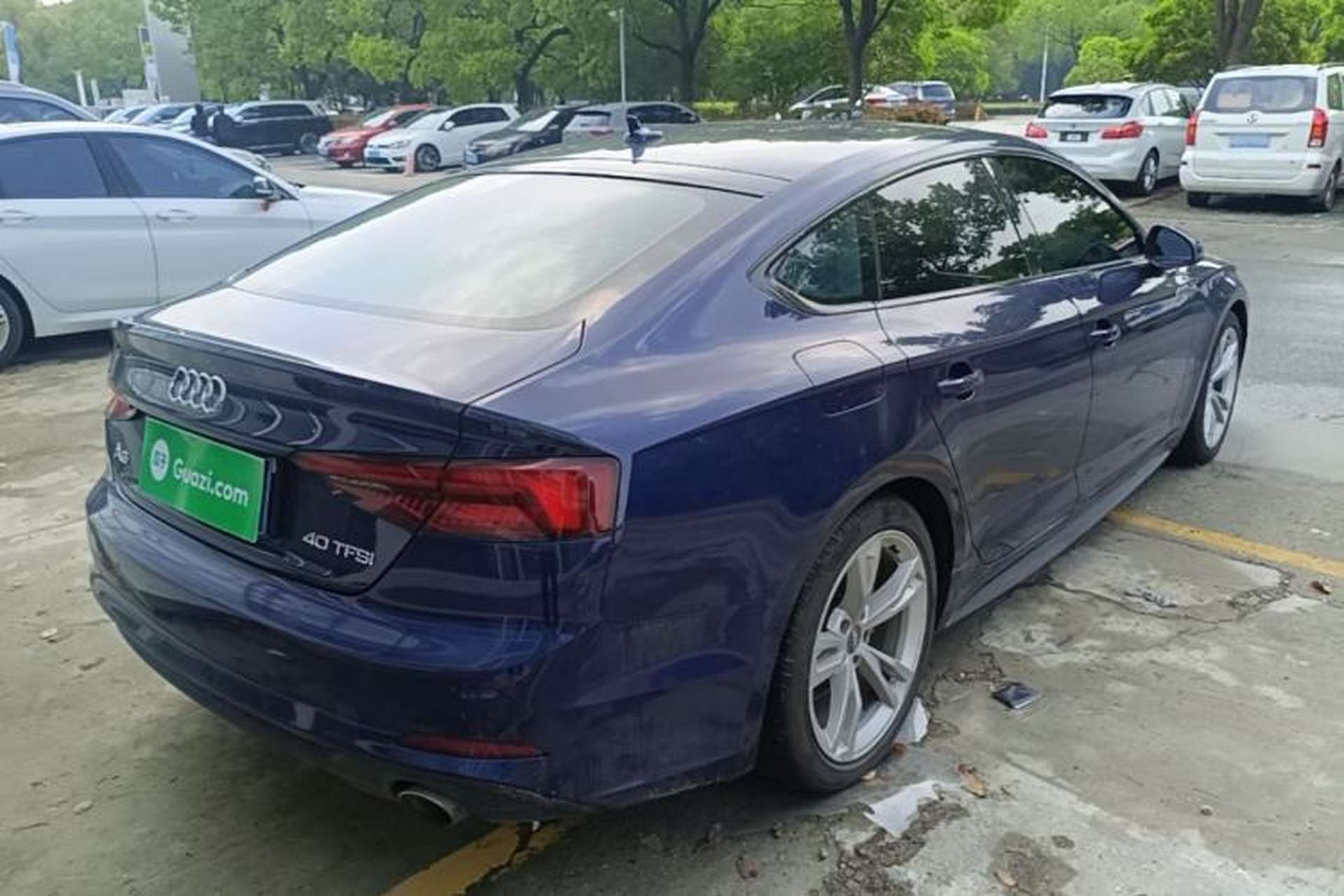 Used Audi A5 2019 Sportback 40 TFSI Fashion Model Rear Right 45 Deg