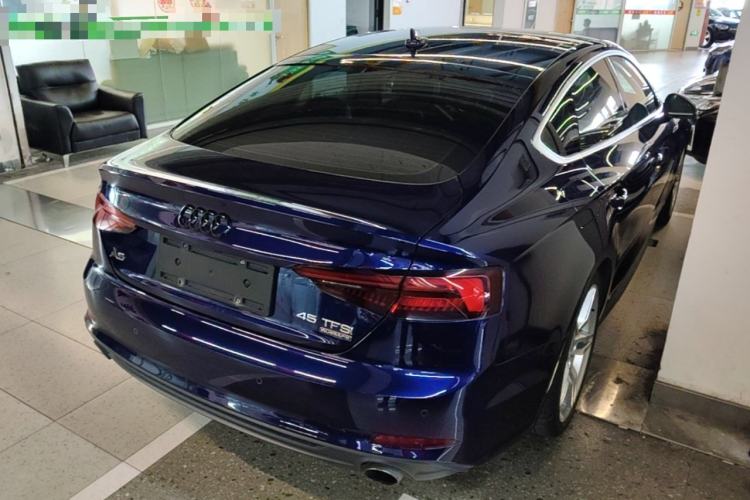 Used Audi A5 2019 Sportback 45 TFSI quattro Sport Model Rear Right 45 Deg