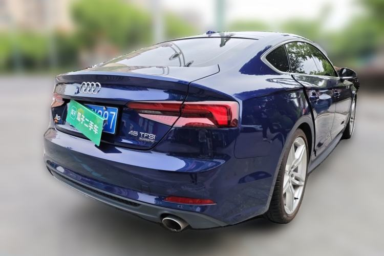 Used Audi A5 2019 Sportback 45 TFSI quattro Sport Model Rear Right 45 Deg
