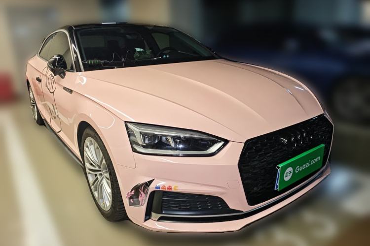 Used Audi A5 2019 Coupe 40 TFSI Fashion Edition China V Emission Standard Front Right 45 Deg