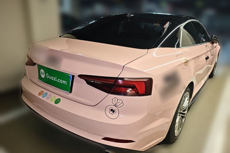 Used Audi A5 2019 Coupe 40 TFSI Fashion Edition China V Emission Standard Rear Right 45 Deg