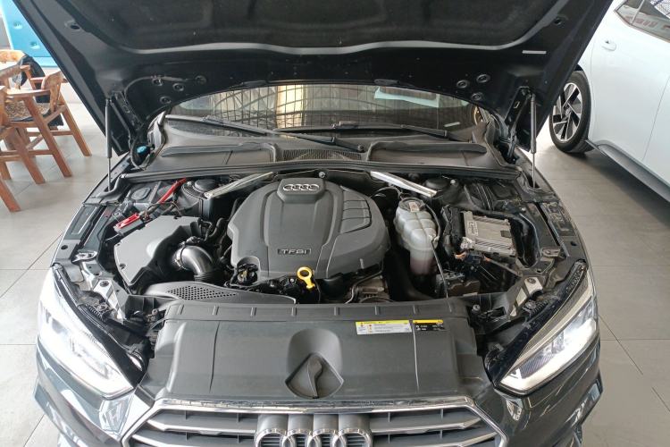 Used Audi A5 2019 Coupe 40 TFSI Fashion Edition China V Emission Standard Engine Bay