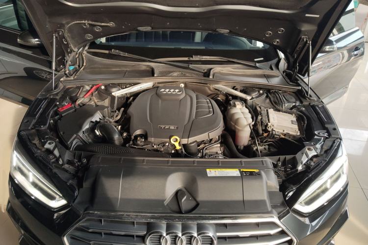 Used Audi A5 2019 Coupe 40 TFSI Fashion Edition China V Emission Standard Engine Bay