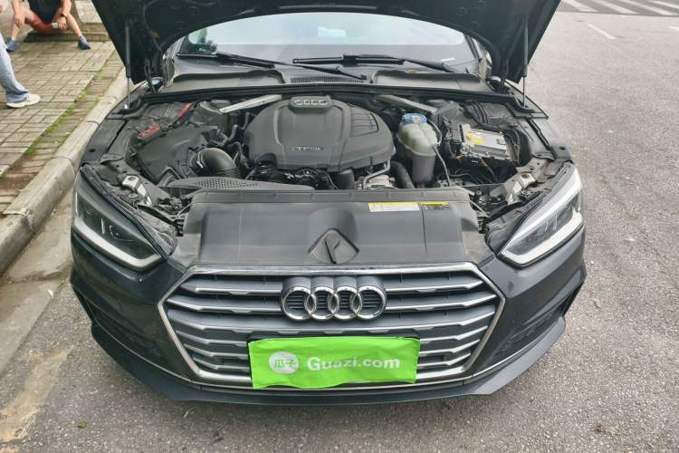 Used Audi A5 2019 Coupe 40 TFSI Fashion Edition China V Emission Standard Engine Bay