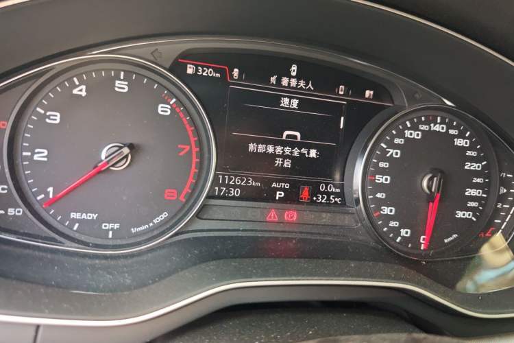 Used Audi A5 2019 Sportback 40 TFSI Fashion Model Odometer Close Up