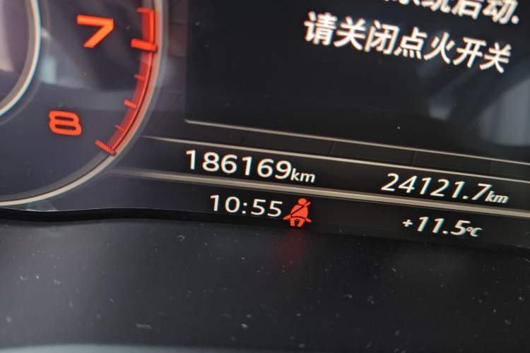 Used Audi A5 2019 Sportback 45 TFSI quattro Sport Model Odometer Close Up