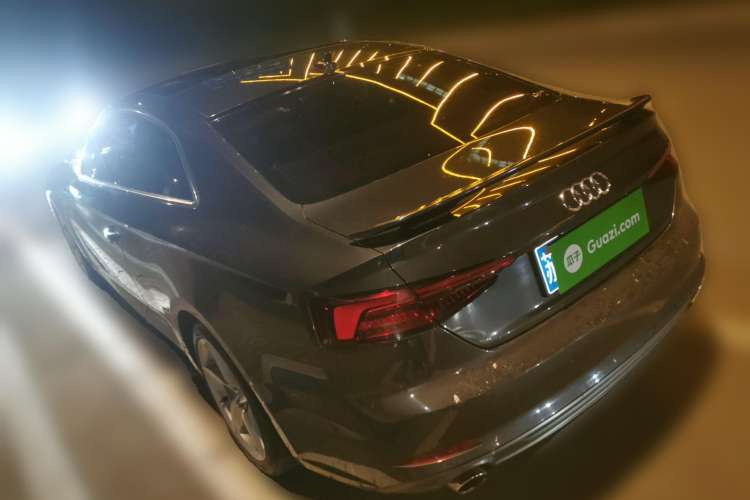 Used Audi A5 2019 Coupe 40 TFSI Fashion Edition China V Emission Standard Rear Left 45 Deg