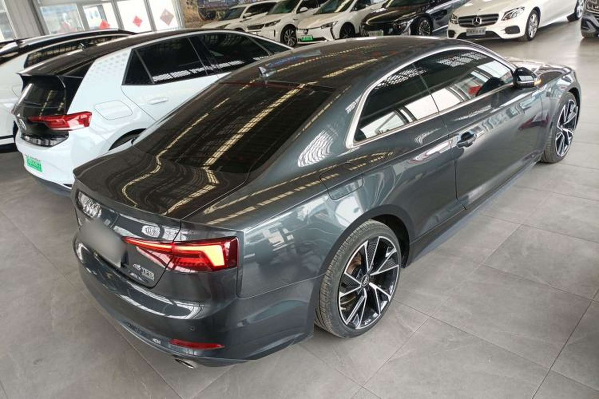 Used Audi A5 2019 Coupe 40 TFSI Fashion Edition China V Emission Standard Rear Right 45 Deg