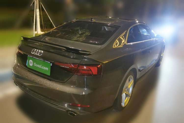 Used Audi A5 2019 Coupe 40 TFSI Fashion Edition China V Emission Standard Rear Right 45 Deg