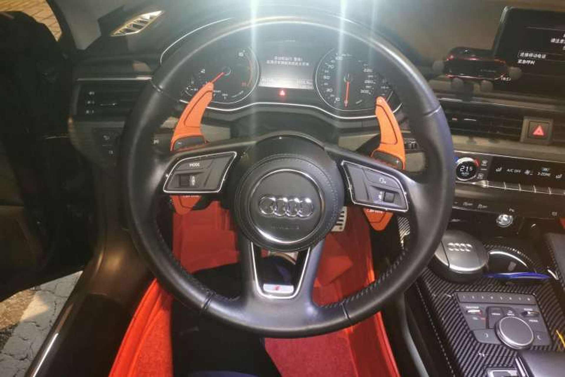 Used Audi A5 2019 Coupe 40 TFSI Fashion Edition China V Emission Standard Steering Wheel