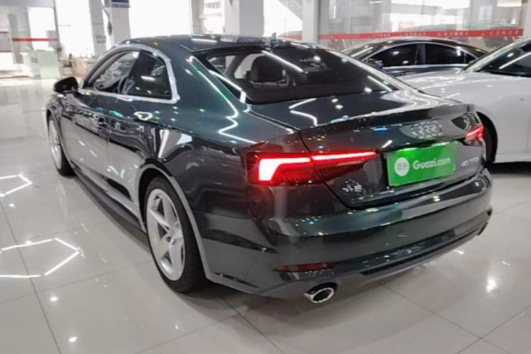 Used Audi A5 2019 Coupe 40 TFSI Fashion Edition China V Emission Standard Rear Left 45 Deg