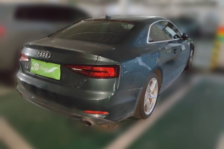 Used Audi A5 2019 Coupe 40 TFSI Fashion Edition China V Emission Standard Rear Right 45 Deg