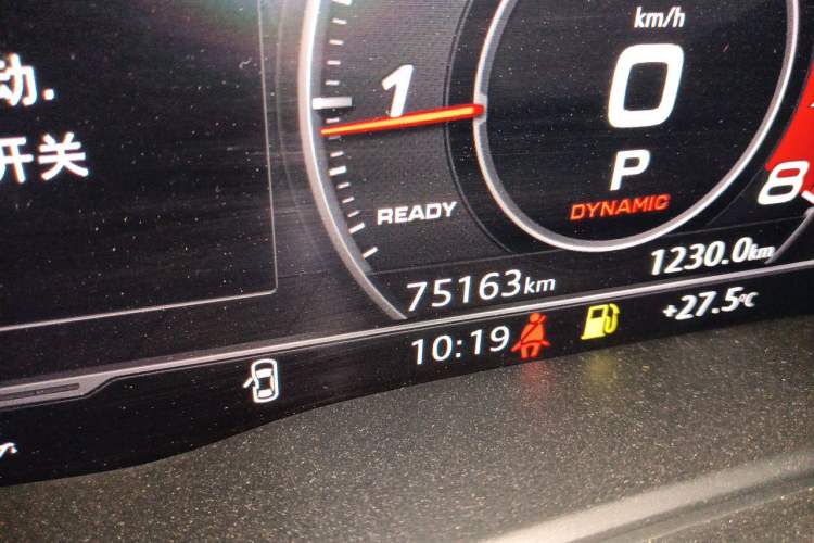 Used Audi A5 2019 Sportback 40 TFSI Fashion Model Odometer Close Up