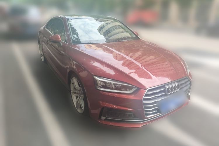 Used Audi A5 2019 Coupe 45 TFSI quattro Sport Edition China V standard Front Right 45 Deg