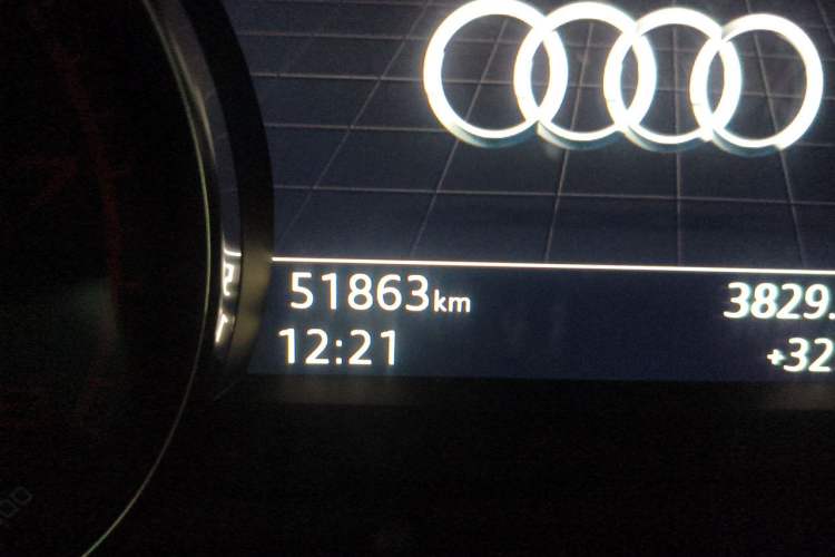 Used Audi A5 2019 Sportback 40 TFSI Fashion Model Odometer Close Up