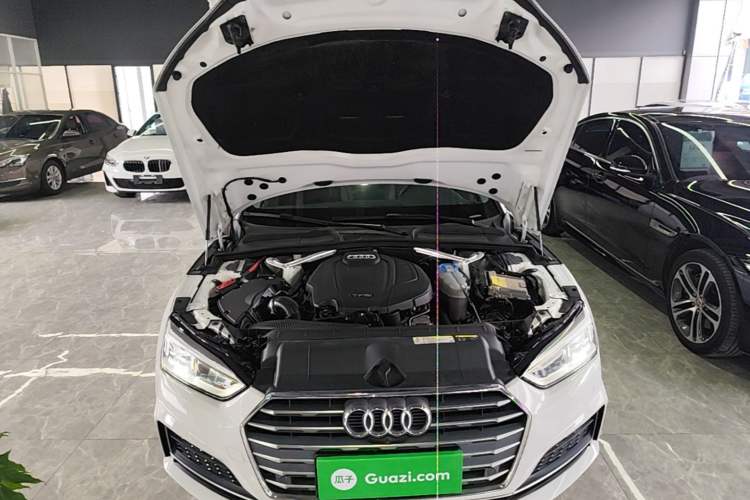 Used Audi A5 2019 Coupe 40 TFSI Fashion Edition China V Emission Standard Engine Bay