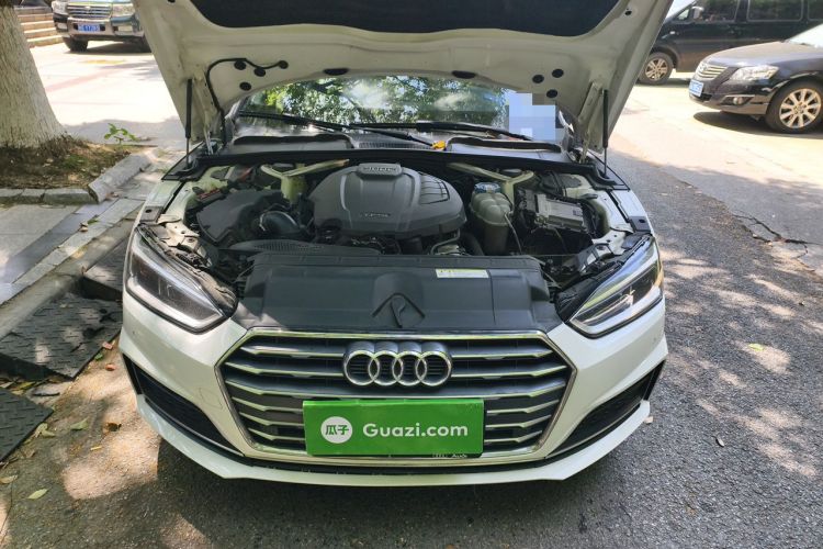 Used Audi A5 2019 Coupe 40 TFSI Fashion Edition China V Emission Standard Engine Bay
