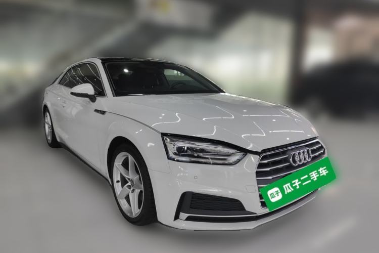 Used Audi A5 2019 Coupe 40 TFSI Fashion Edition China V Emission Standard Front Right 45 Deg