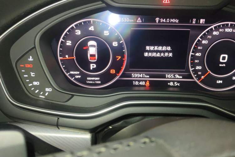 Used Audi A5 2019 Sportback 45 TFSI Fashion Model Odometer Close Up