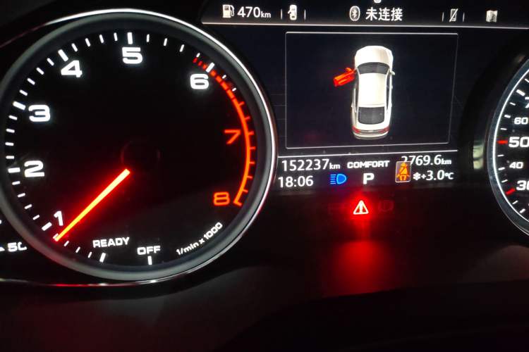 Used Audi A5 2019 Sportback 40 TFSI Fashion Model Odometer Close Up