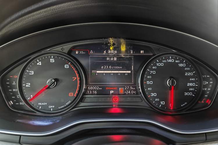 Used Audi A5 2019 Sportback 40 TFSI Fashion Model Odometer Close Up