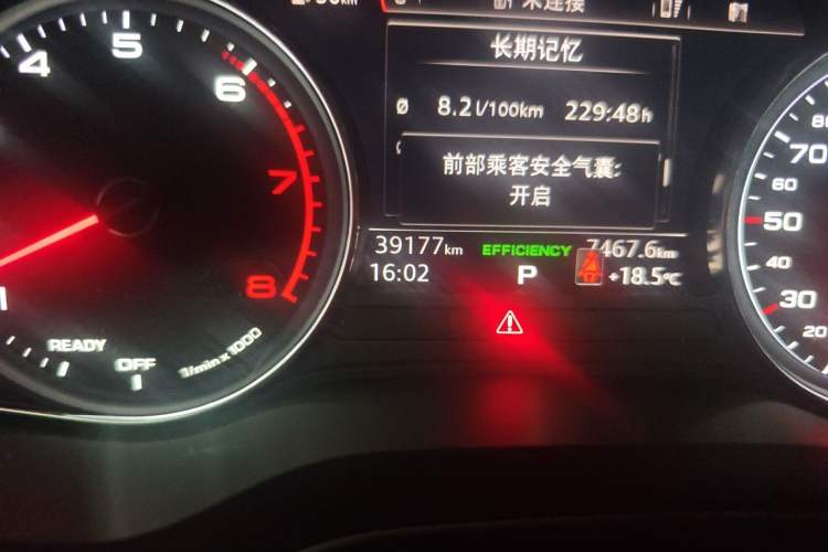 Used Audi A5 2019 Sportback 40 TFSI Fashion Model Odometer Close Up