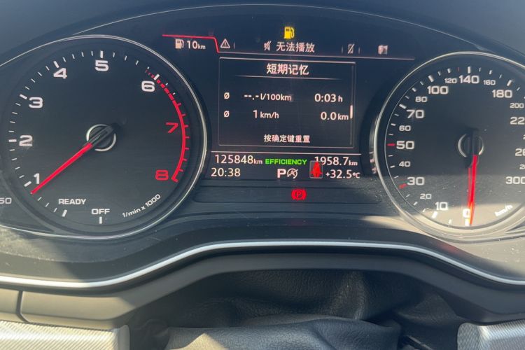 Used Audi A5 2019 Sportback 40 TFSI Fashion Model Odometer Close Up
