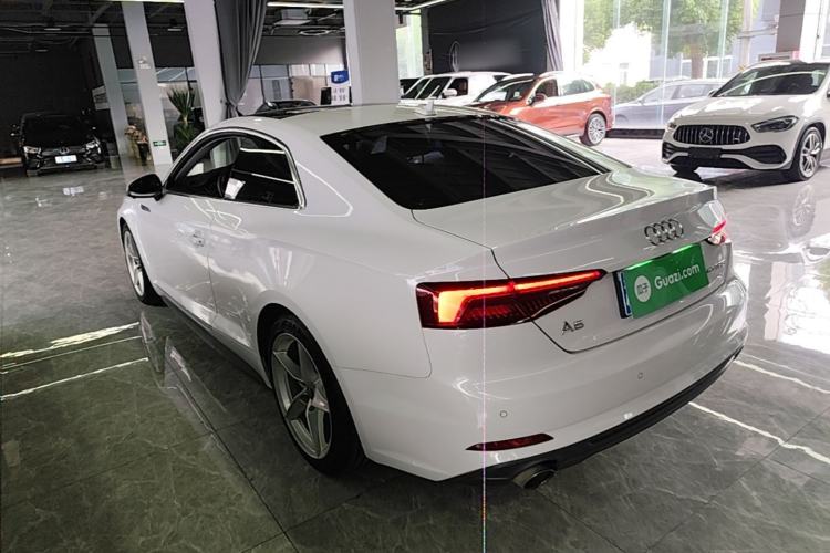 Used Audi A5 2019 Coupe 40 TFSI Fashion Edition China V Emission Standard Rear Left 45 Deg
