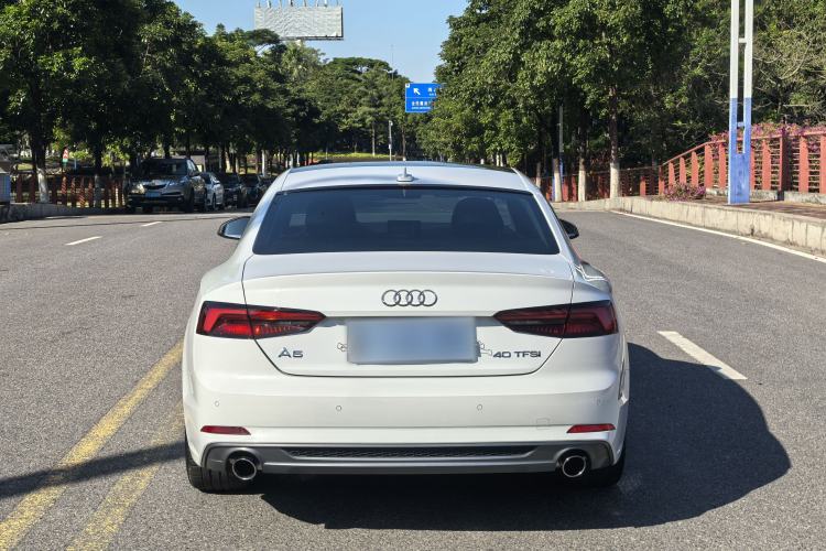 Used Audi A5 2019 Coupe 40 TFSI Fashion Edition China V Emission Standard Rear