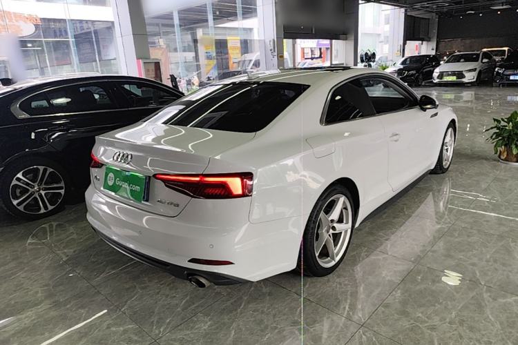 Used Audi A5 2019 Coupe 40 TFSI Fashion Edition China V Emission Standard Rear Right 45 Deg